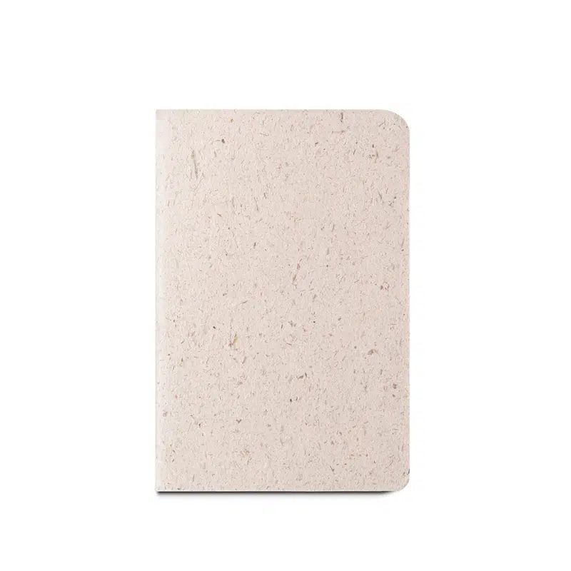 Organic Soft – A6 notebook with flexible cover made from organic elephant matter (80%) – Notebooks – available in beige colour