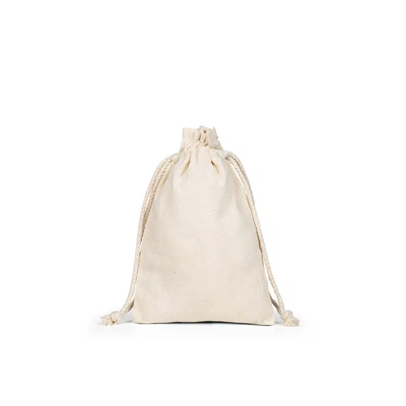 Giftwrap S – Small gift bag, 100% cotton (120 g/m²) – Tote Bags – available in beige colour