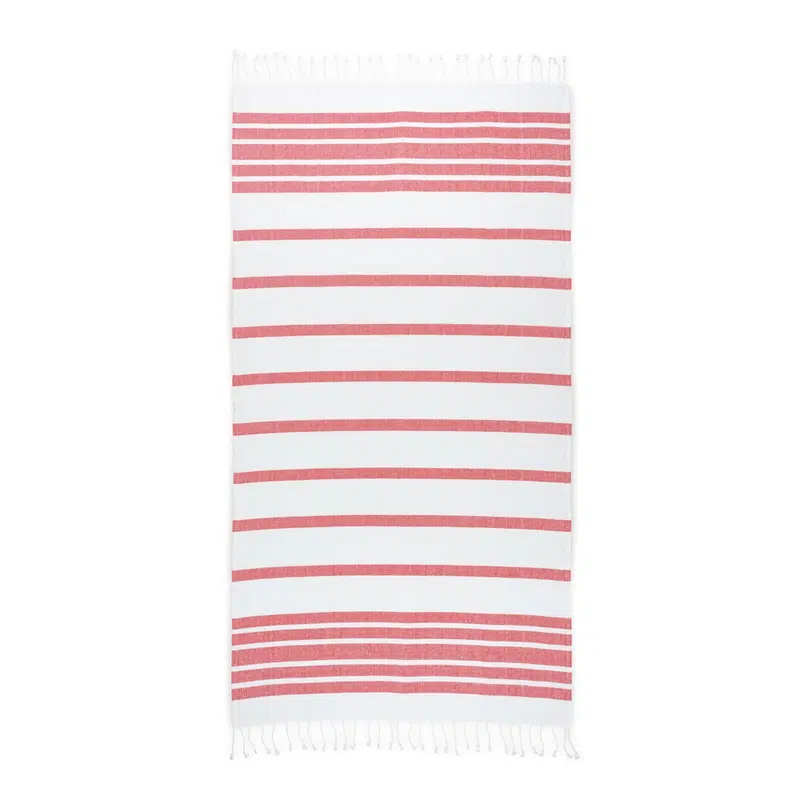 Sardenha – Beach towel in cotton (70% recycled) and polyester (30% recycled) (180 g/m²) – Towels – available in blue, red colours