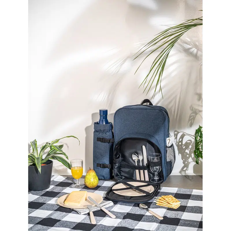 Whitsunday – 600D High Density Recycled Polyester Picnic Cooler Backpack – Cooler Bags – available in blue, grey colours