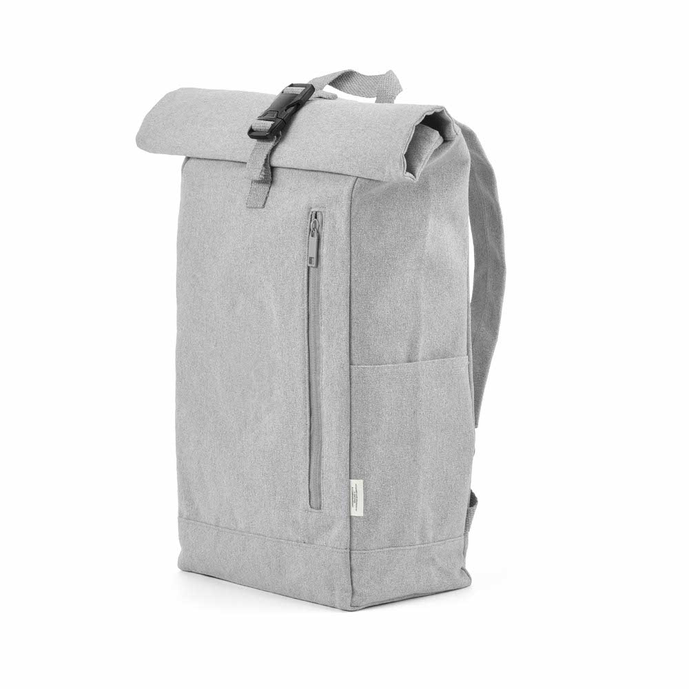 Osaka Backpack 16L. 360gsm rCotton. Roll-top. Buckle Closure – Backpacks – Ecosource – available in Army green, Black, Light grey, Natural and 1 more – photo 1 of 10