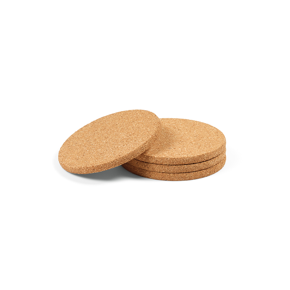 Modigliani Coasters Cork. Set of 4 – Kitchenware – Ecosource – available in Natural – photo 1 of 7
