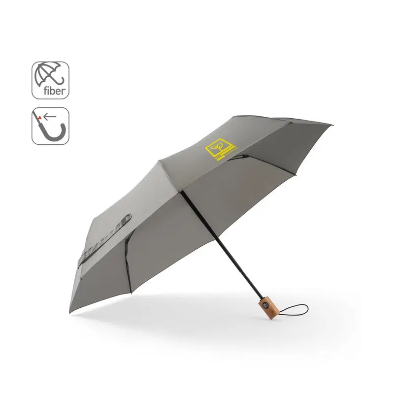 River – Telescopic umbrella in 190T recycled polyester (100% rPET) pongee with automatic opening and closing – Umbrellas