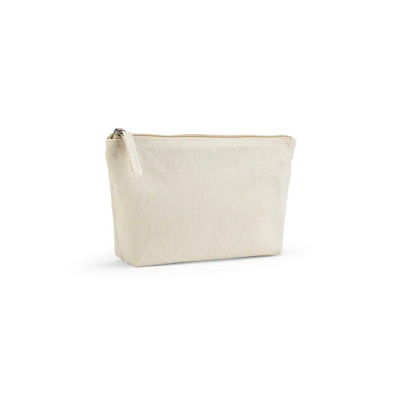 Cairo M. Toiletry Bag 2.1L 320 gsm rCotton with zipper – Toiletry Bags – available in beige colour