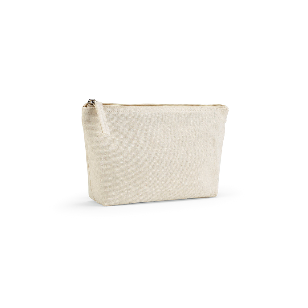 Cairo M. Toiletry Bag 2.1L 320 gsm rCotton with zipper – Toiletry Bags – Ecosource – available in Natural – photo 1 of 5