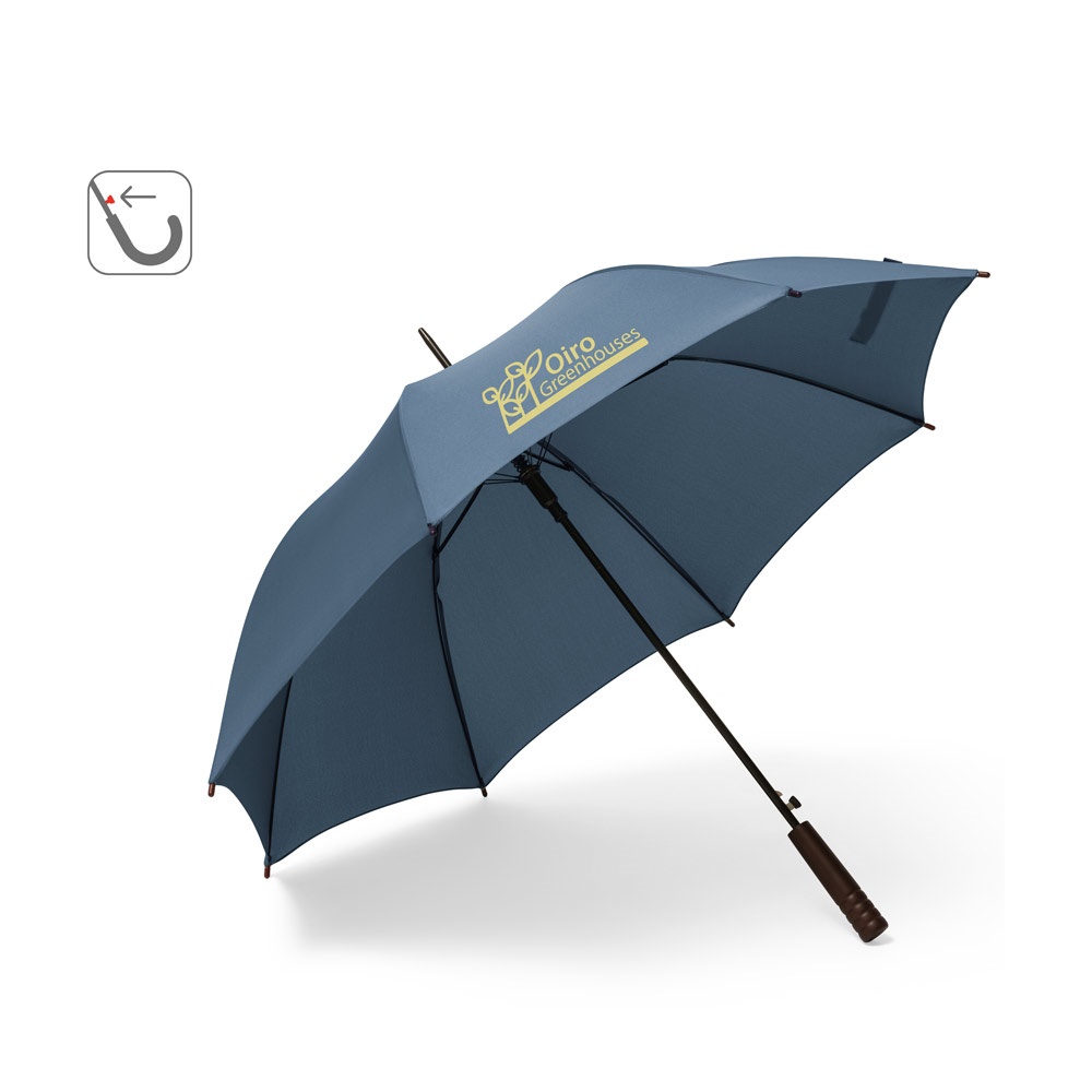 Apolo – Recycled polyester (100% rPET) pongee umbrella with automatic opening – Umbrellas – Ecosource – available in Black, Blue, Dark green, White – photo 1 of 16