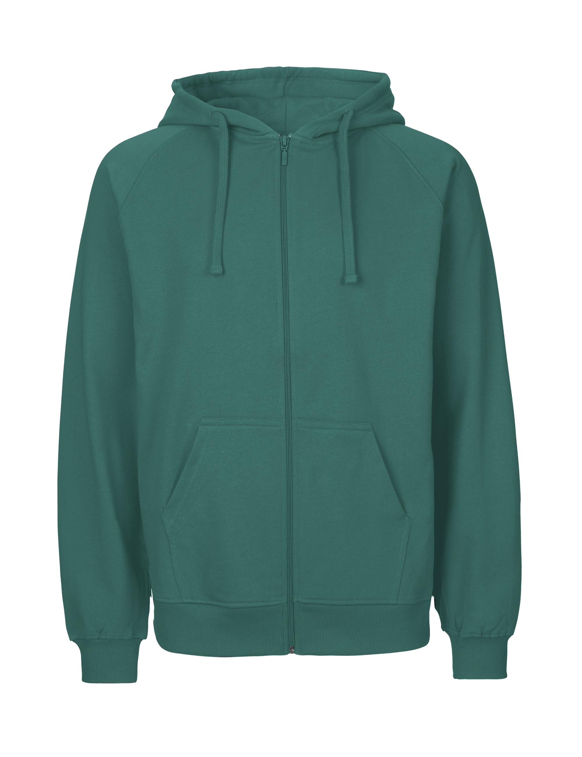 Neutral Mens Hoodie w. Zip – Hoodies – available in beige, black, blue, brown colours and 8 more