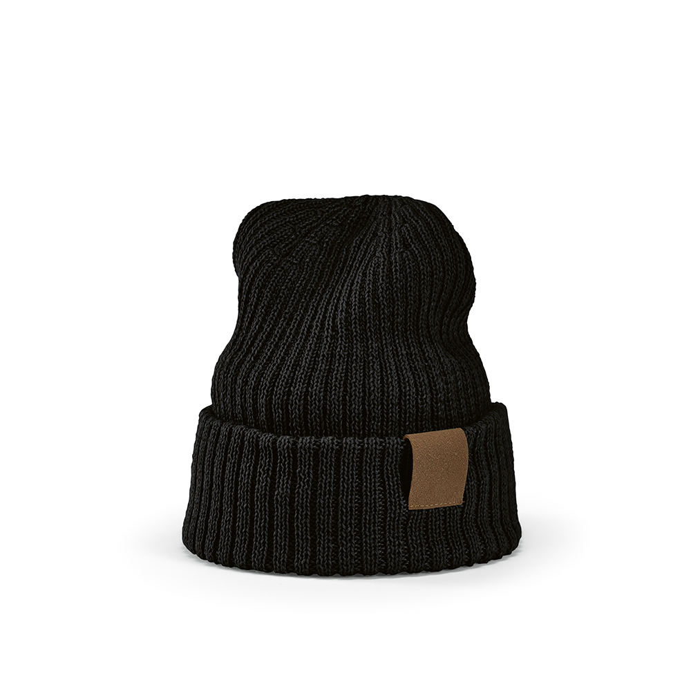 Cobain Beanie rPET and Wool. Customisable Patch – Beanies – Ecosource – available in Black, Blue, Burgundy, Camel and 2 more – photo 1 of 10