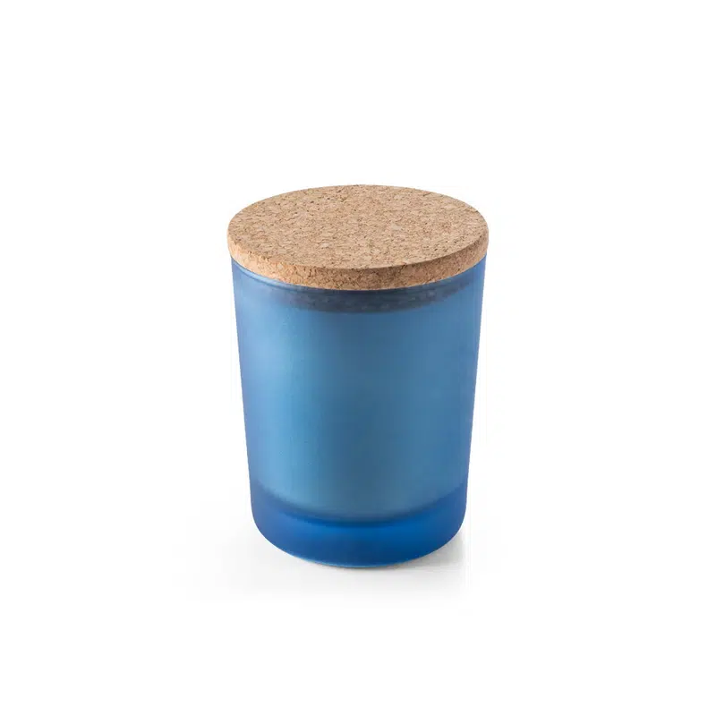Duval – Aromatic Soy candle with cork lid 180 g – Misc Homeware – available in blue, white colours