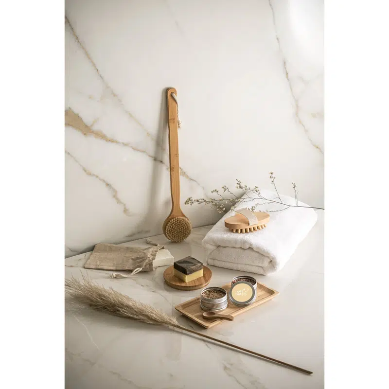 Arkin – Bamboo shower and bath brush – Gift Sets – available in beige colour