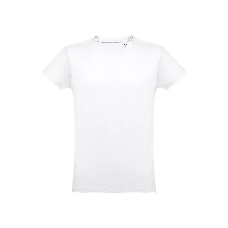 Thc Luanda Wh – Men's tubular cotton T-shirt. White – T Shirts – available in white colour