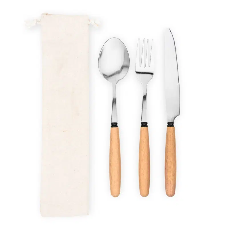 Boulud – 3-piece set in acacia wood – Kitchenware – available in beige colour