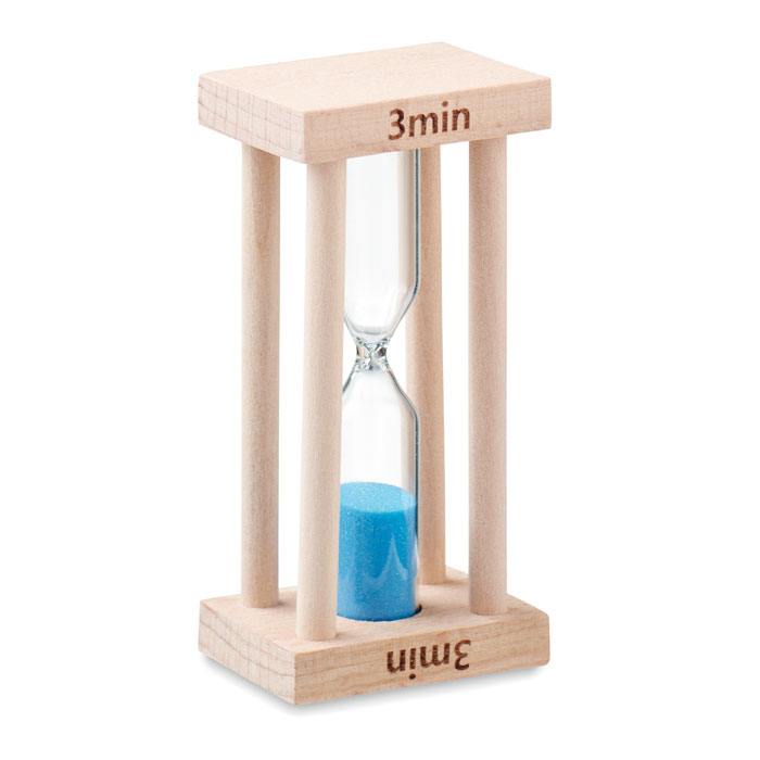 Wooden Sand Timer – 3 Minutes – Clocks & Timers – Ecosource – available in Wood – photo 1 of 4