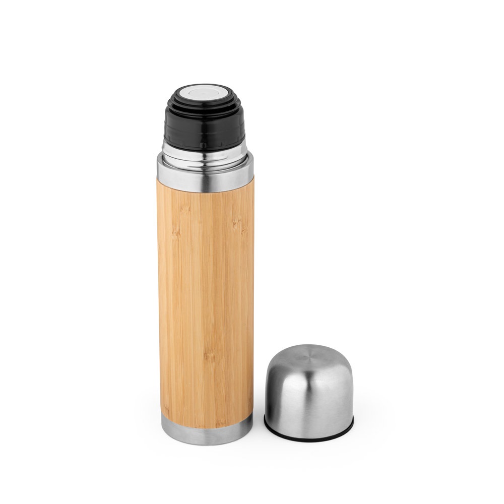Ceylon – Bamboo and stainless steel thermos 450 mL – Flasks – Ecosource – available in Natural – photo 1 of 10