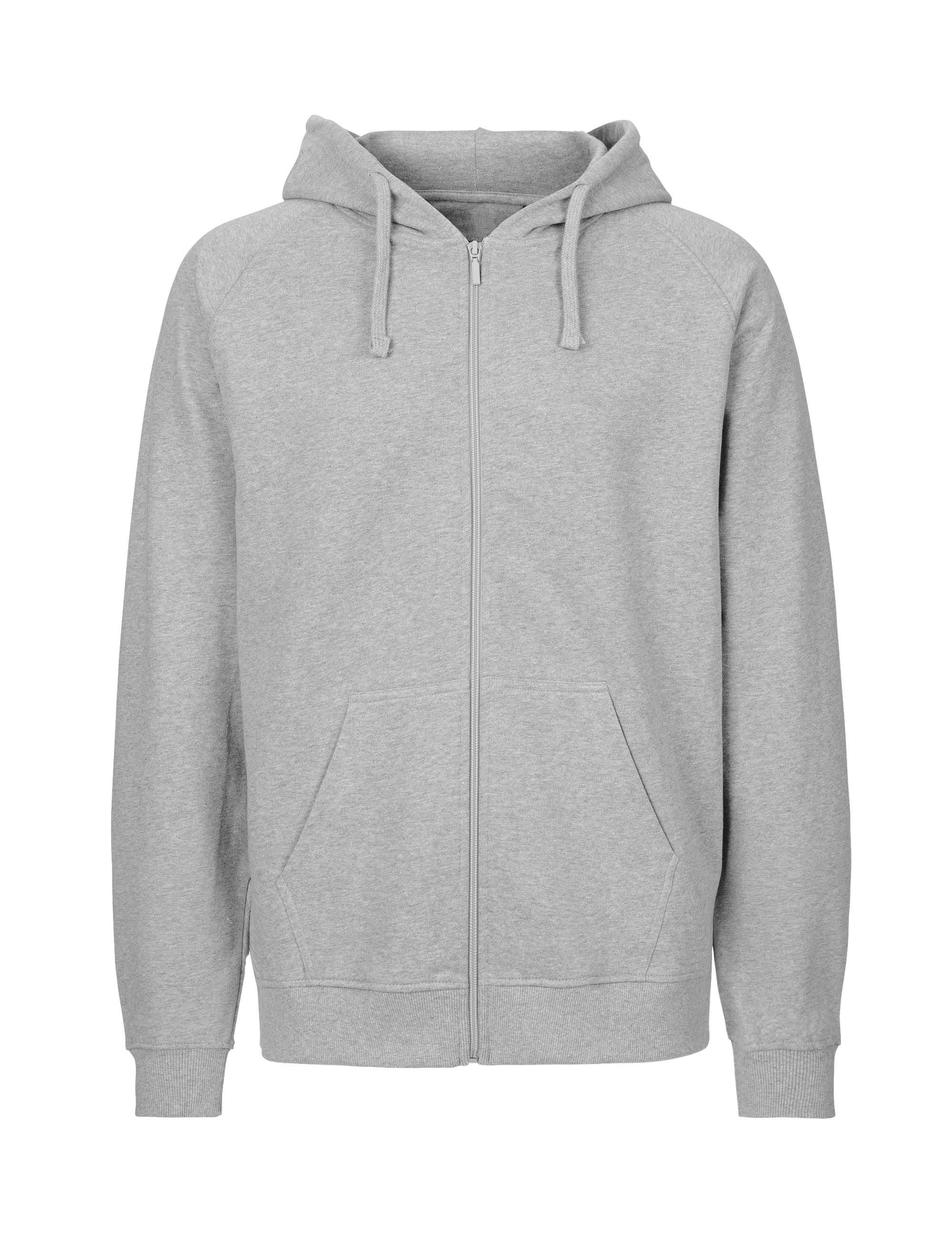 Unisex Tiger Cotton Hoodie w. Zip – Hoodies – available in black, blue, green, grey colours and 1 more