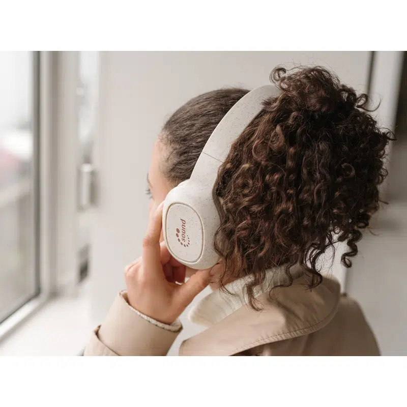 Feynman – Foldable wireless headphones with 4-hour battery life in wheat straw and ABS – Earbuds Feynman – Foldable wireless headphones with 4-hour battery life in wheat straw and ABS – Earbuds