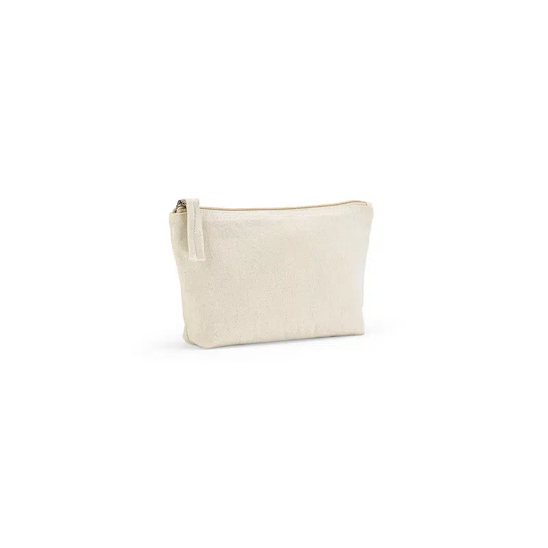 Cairo S. Toiletry Bag 1.1L 320 gsm rCotton with zipper – Toiletry Bags – available in beige colour