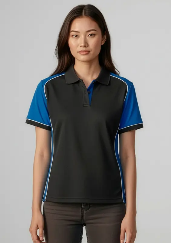 Nitro Womens Short Sleeve Polo – Polo Shirts – available in black, blue colours