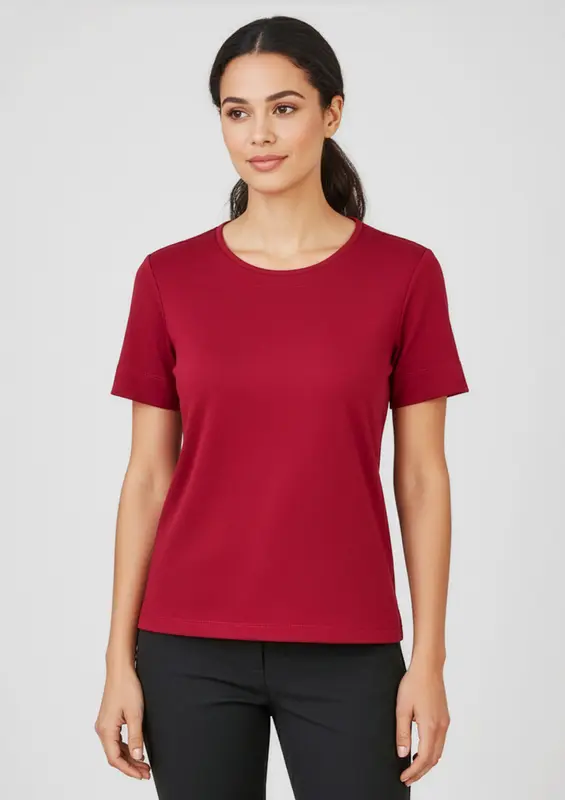 Marley Womens Short Sleeve Jersey Top – T Shirts – available in black, blue, purple, red colours