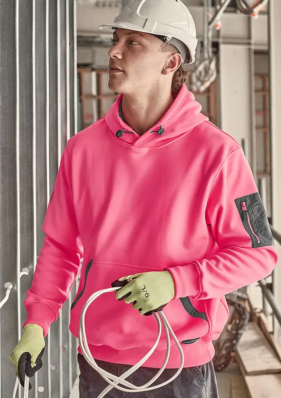 Unisex Water Resistant Hoodie – Hoodies – available in black, blue, orange, pink colours and 1 more