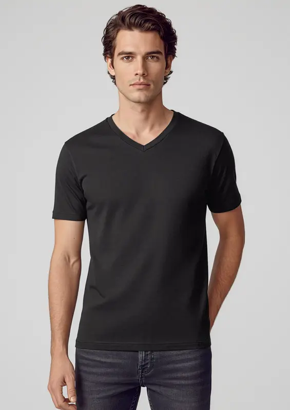 Viva Mens Short Sleeve Tee – T Shirts – available in black colour