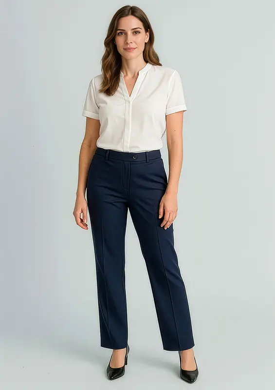 Cool Stretch Womens Relaxed Pant – Pants – available in black, blue colours
