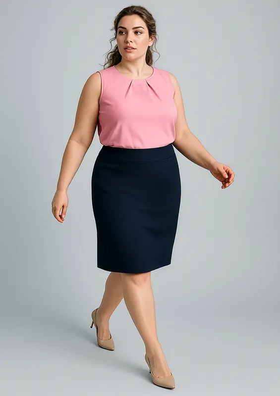 Cool Stretch Womens Relaxed Fit Lined Skirt – Skirts – available in black, blue colours