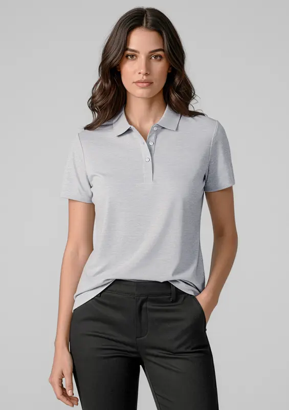 Orbit Womens Short Sleeve Polo – Polo Shirts – available in black, blue, grey, silver colours
