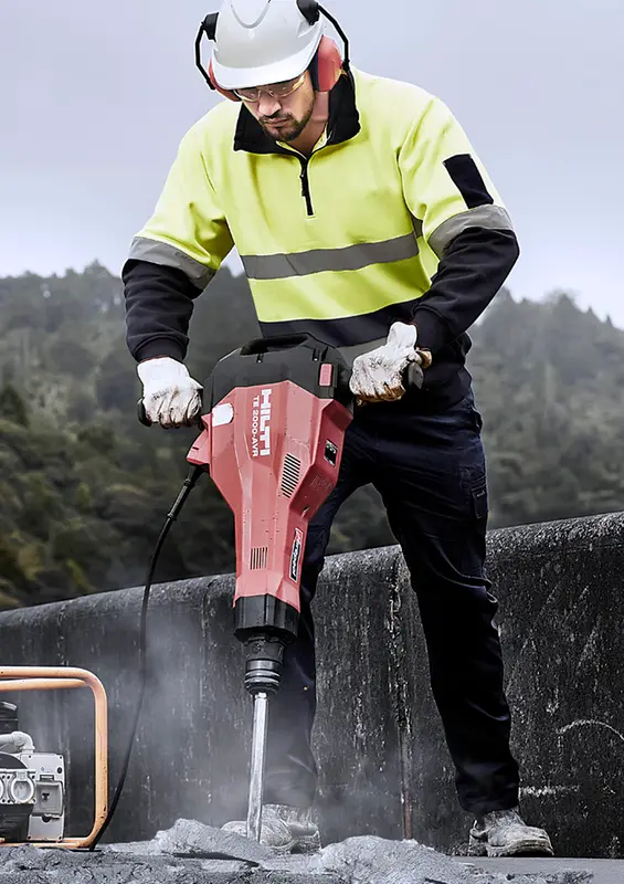 Unisex Hi Vis 1/4 Zip Pullover - Hoop Taped – Roughalls & Overalls – available in orange, yellow colours