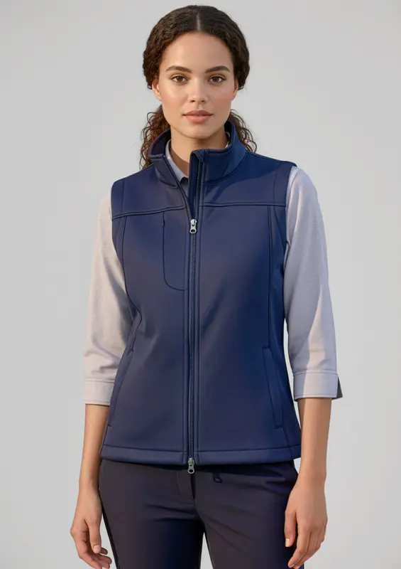 Softshell Womens Vest – Vests – available in black, blue colours