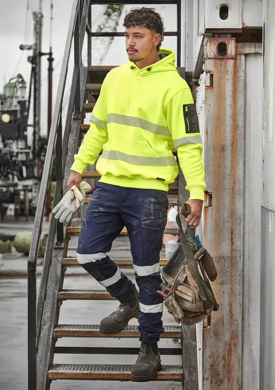 Mens Essential Stretch Taped Cargo Pant - Cuffed – Roughalls & Overalls – available in blue colour