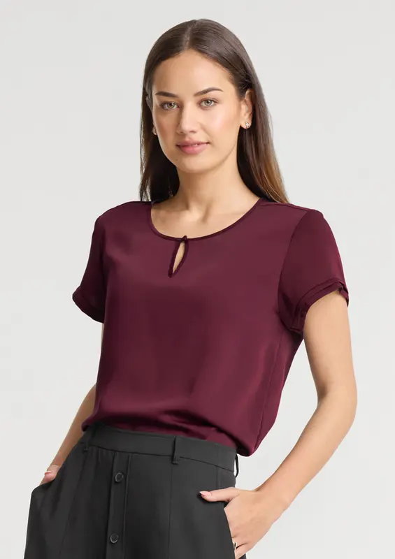 Evelyn Womens Short Sleeve Blouse – Polo Shirts