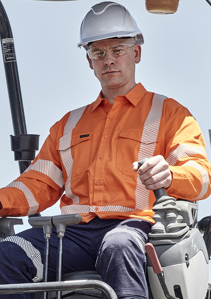 Mens X Back NSW Rail Shirt – Segmented Tape