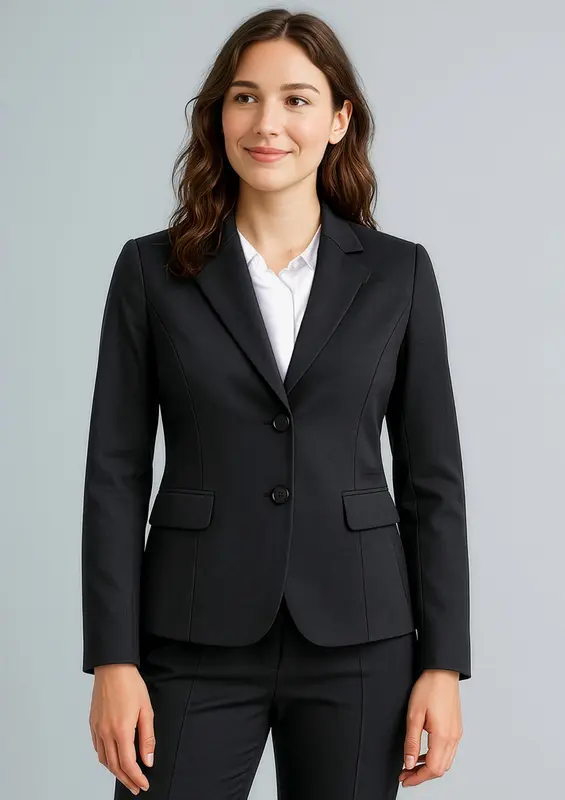 Cool Stretch Womens 2 Button Mid Length Jacket – Jackets