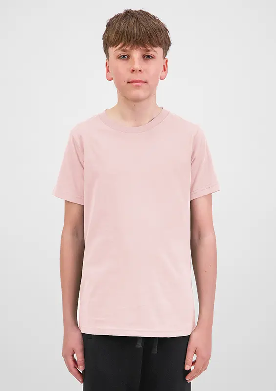 Basis Youth Short Sleeve Tee – T Shirts – available in beige, black, blue, green colours and 5 more