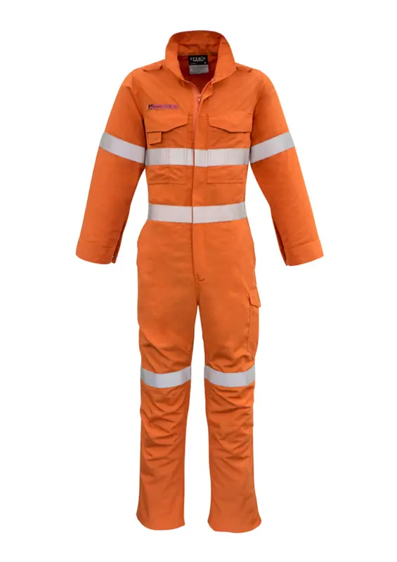 Mens FR Hoop Taped Overall – Roughalls & Overalls – available in orange colour