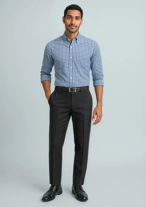 Cool Stretch Mens Slimline Pant – Pants – available in black, blue colours