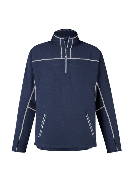 Mens Streetworx Stretch Mid-Layer – Pullovers – available in black, blue colours