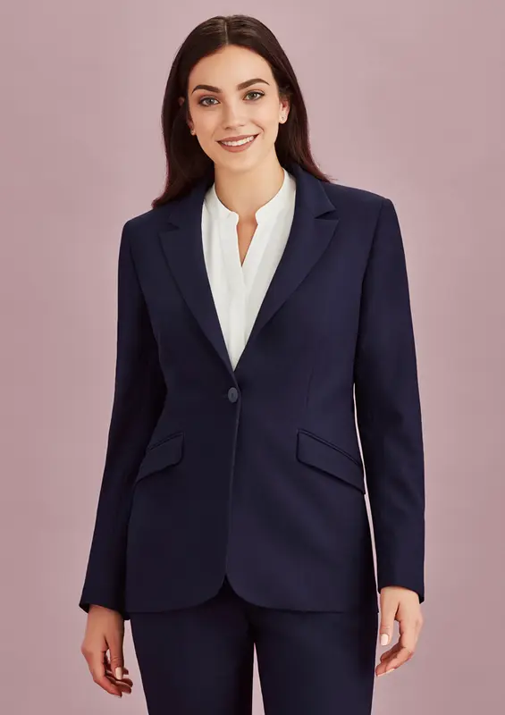 Siena Womens Longline Jacket – Jackets – available in black, blue colours