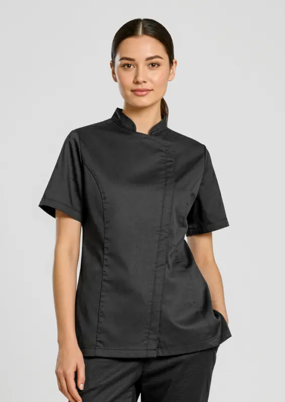 Alfresco Womens Short Sleeve Chef Jacket – Jackets