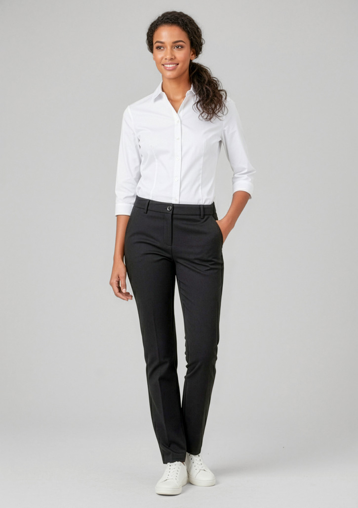 Womens Comfort Waist Straight Leg Pant