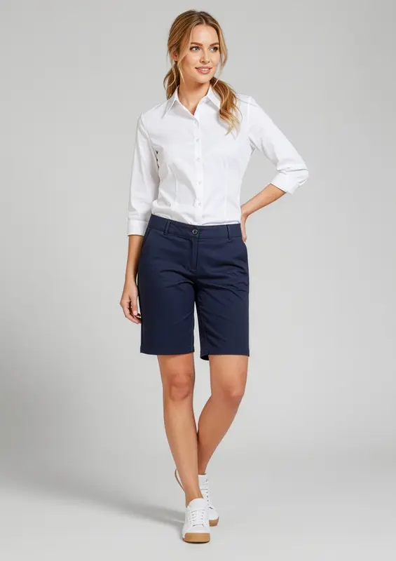 Lawson Womens Chino Short – Shorts – available in black, blue, grey colours
