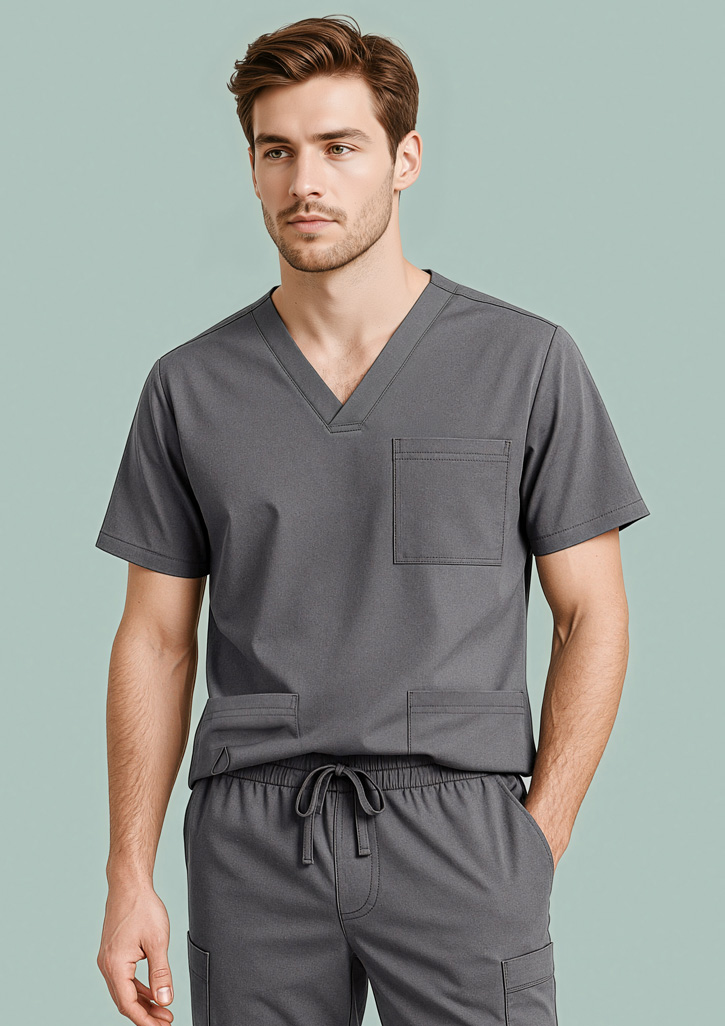 Mens Avery V-Neck Scrub Top
