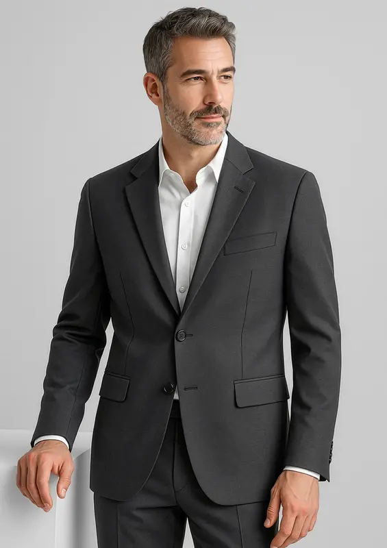Comfort Wool Stretch Mens 2 Button Classic Jacket – Jackets