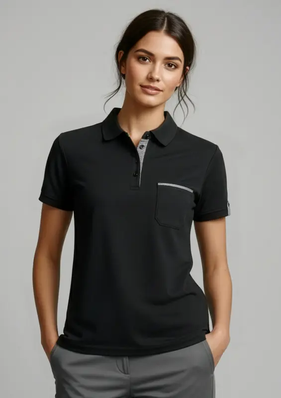Edge Womens Short Sleeve Polo
