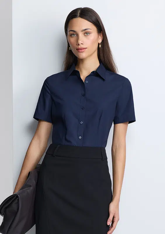 Lexington Womens Short Sleeve Shirt – Polo Shirts – available in black, blue, grey, white colours
