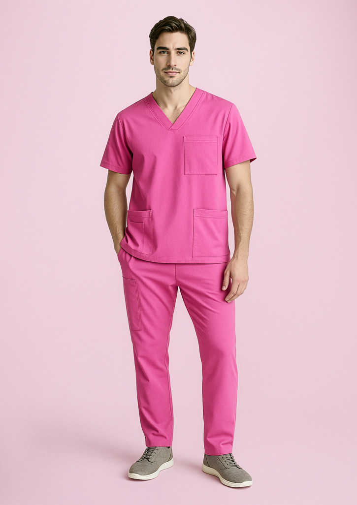 Unisex Pink Scrub Pant