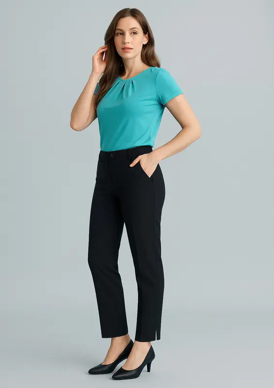 Cool Stretch Womens Slim Leg Pant – Pants – available in black, blue colours
