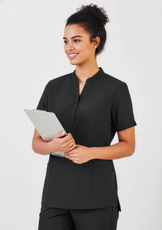 Florence Womens Plain Tunic – Misc Clothing – available in black, blue, purple, red colours