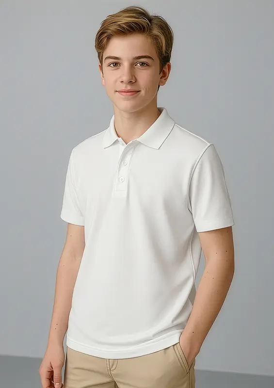 Crew Kids Short Sleeve Polo